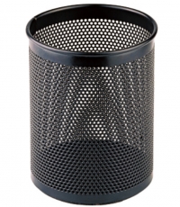 齊心B2002網格圓形筆筒*12