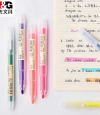 晨光單頭熒光筆本味AHM24306紫色