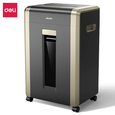 得力（deli）GA705 碎紙機(jī)5級(jí)保密辦公32L紙桶家用可碎卡碎光盤 18張 60分鐘 5級(jí)